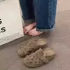 Zapatos Birkenstock que se sienten como pisar caca, Adecuados para usar al aire libre en primavera y verano, Sandalias Birkenstock Retro sin cordones para Mujeres Embarazadas, Mocasines de Suela Suave