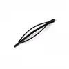 Presilha de cabelo preta presilha lateral presilha para franja presilha para testa parte de trás da cabeça presilha de cabelo simples versátil tinta que não descasca presilha para cabelo com pontas quebradas acessórios de cabelo