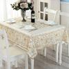 Fábrica multi-padrão toalha de mesa dourar PVC toalha de mesa impermeável à prova de óleo retangular toalha de mesa mesa de centro tapete de mesa casa