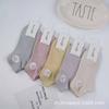 Calcetines náuticos para hombre y mujer, nuevos calcetines fragantes de doble aguja, color caramelo, estilo japonés y coreano, pequeños calcetines frescos vintage de cintura baja, al por mayor