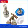 Prego de telha de aço de cor de parafuso autoperfurante hexagonal externo com parafuso autoperfurante autoperfurante de almofada parafuso de cauda de andorinha M5.2 em estoque