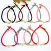 Nuevo Pulsera Milanés Ajustable de 3 mm Pulsera de Cobre Deslizante con Cuentas DIY Unisex Cuerda Roja Venta al por Mayor