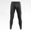 Pantalones térmicos para hombre, pantalones de algodón engrosados y forrados de polar para usar como capa base en otoño e invierno, pantalones ajustados para hombre