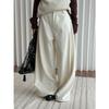 Lou Fu Invierno Nuevo Estilo Coreano Estilo Blogger de Moda Pantalones de Pierna Ancha Dipper Engrosados Aspecto Delgado Pantalones Casuales Mujer