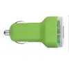 Cargador de Coche con Forma de Pezón con Doble USB de Colores y Cubierta Transparente, Cargador de Coche para Teléfonos Móviles, Carga Rápida, Carga Flash