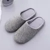 Pantuflas de Madera para Interiores Estilo Japonés Catiónicas para Hombres y Mujeres Parejas, Pantuflas Cálidas de Media Tacón con Suela Suave para Otoño e Invierno