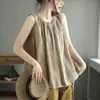 Camisola feminina folgada e sem mangas, plus size, 150,00 kg, para meninas gordinhas