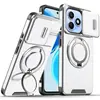 Funda de teléfono con soporte giratorio de 360 grados adecuada para Honor X8D Lingke, funda de teléfono protectora con cubierta deslizante para Honor 400pro