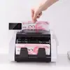Deli 3903S Contador de Billetes Nuevo Estándar Nacional Clase C Pequeño Portátil Oficina Comercial Doble Pantalla Contador de Billetes