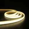 Kit de Tira de Luz Impermeable de Alto Voltaje Cob Enchufe de 220V Plug-And-Play Luz Led Decorativa Flexible para Decoración del Hogar e Iluminación Ambiental de Proyectos