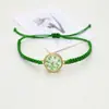 Nuevo Pulsera de Flores Secas Narciso con Marco Dorado Estilo Japonés Retro Literario Lujo Ligero Nicho Diseño Plano Ajustable