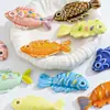 Peixe tropical fofo de cerâmica criatura marinha peixe pequeno colar pulseira de contas DIY feito à mão acessório pingente
