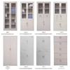 Gabinete de Ferro para Arquivos com Quatro Portas de Fabricante de Dongguan, Design Simples, Gabinete de Ferro para Dormitório de Funcionários, Gabinete de Armazenamento de Documentos Financeiros