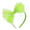Accesorios para Fiesta de los 80 Falda de Malla Collar Diadema de Encaje Guantes de Red Pendientes Calentadores de Piernas Gafas En Stock