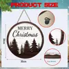 Colgantes Populares Navideños de Estilo Nórdico para Puerta Decoraciones de Pared Feliz Navidad Accesorios Festivos