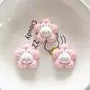 Oso de Dibujos Animados Flor Resina Accesorios Conejito Pequeño DIY Parches Planos al por Mayor Pinzas para el Cabello de Niños Gomas para el Cabello Materiales