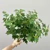 Flores y Plantas Artificiales en Miniatura: Hojas de Hibisco, Hojas de Camote, Hojas de Dinero, Hojas Pequeñas, Eucalipto para Arreglos Decorativos y Paisajismo