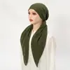 Fábrica de Turbante de Poliéster Chapéu da Moda Atacado Chapéu Turbante Elástico com Cauda Longa Amazon Cross-Border