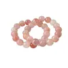 Pulseira de Seda Dourada Natural com Jade e Flor de Pessegueiro, Popular em Transmissões ao Vivo, Moda de Luxo de Nicho, Pulseira Estilo Chinês Atacado