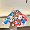 Pingente de chaveiro Snoopy de desenho animado da moda, acessório para bolsa de casal de barraca de rua, pequeno presente para máquinas de garra, atacado