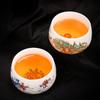 Conjunto de chá Kung Fu de porcelana branca Suet Jade, xícara de chá, xícara pessoal de alta qualidade, xícara de degustação de chá, xícara grande Master, xícara individual