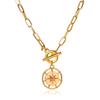 Estilo Ins Europeo y Americano Bamang Estrella Ots Hebilla Joyería Traje Punk Hip-hop Estilo Metálico Cadena Gruesa Collar Pulsera Traje