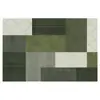 Alfombra retro estilo americano, verde, adecuada para salas de estar y dormitorios, con una estética vintage, impermeable, resistente a las manchas, absorbente de sonido y que ofrece una sensación lujosa y de alta gama