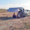 Fábrica de fornecimento direto para carro toldo lateral toldo ao ar livre camping carro barraca cauda carro suv carro lado barraca lado tenda dossel