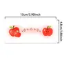 Pegatinas Faciales de Manzana Roja y Estrella para Niños y Adultos, Tatuajes Faciales Lindos y Duraderos, Dulces y Juguetonas