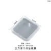 Pingente DIY Coração de Papoula Coração Redondo Oval Quadrado Etiqueta de Espécime Etiqueta para Pendurar Molde de Silicone de Resina