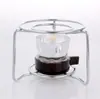 Suporte para Fogareiro de Aquecimento de Café Estrutura Redonda de Metal Estrutura Redonda com Lâmpada a Álcool Aparelho de Aquecimento para Cafeteira Moka Acessórios para Cafeteira Sifão