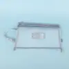 Bolsas de Materia A4 Transparentes de Malla Doble Capa Bolsas de Mano Estudiante Clasificación Examen Papel Documento Tarea Almacenamiento Bolsas con Cierre