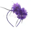 Diadema de Flores de Plumas de Carnaval Transfronterizo Fiesta Fiesta de Desempeño Accesorios para el Cabello de Plumas Diadema Accesorios Retro para el Cabello de Novia