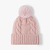 Gorro de Lana Tejido Jacquard para Otoño e Invierno, Versátil para Mujer, Transfronterizo, para Uso Exterior Casual, en el Trabajo y Diario
