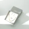Caixa de Joias Estilo Ins Personalizada, Caixa de Presente de Joias de Luxo, Caixa de Embalagem para Joias de Ouro para Anel, Colar, Pulseira