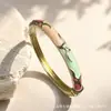 Bestseller transfronterizo: Pulsera esmaltada colorida, fresca y dulce para mujer, pulsera abierta de pequeña estrella de mar estilo palacio vintage