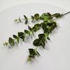 Flor artificial folha de dinheiro 3D mão grama de dinheiro de cobre decoração de casa flor artificial buquê de casamento planta verde folhas falsas eucalipto