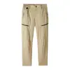Pantalones Casuales para Senderismo de Primavera al Aire Libre para Hombre Pantalones Largos Fitness Secado Rápido Modernos Casuales para Exteriores Versátiles Holgados Pantalones Deportivos