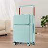 Nueva Maleta con Marco de Aluminio 2025 para Hombres, Maleta de Viaje de Gama Alta para Mujeres, Aspecto Elegante, Anticaída, Maleta de Viaje Ancha, Caja con Contraseña