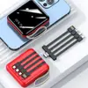 Tesouro de carregamento no atacado espelho mini display digital vem com quatro linhas de grande capacidade compacto portátil impresso logotipo de presente