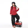 Ropa para Niñas de Danza Jazz, Disfraces de Presentación para Niños, Ropa para Niños de Hip-Hop Street Dance, Uniformes para Reuniones Deportivas de Estudiantes de Primaria de Hip-Hop, Otoño