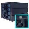 Módulo de Disco Rígido Hot-Swappable de 4 Compartimentos Gaiola para Disco Rígido com Backplane Gabinete de Computador 3 Compartimentos para Unidade Óptica para Disco U.2 de 3,5/2,5