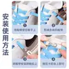 Hebilla para Cordones para Gente Perezosa, No Necesita Atar los Cordones, Color Degradado para Mujer Más Suelto Elástico Elástico Holder de Cordones Tie-Dye para Niños Hombres