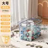 Caja de Almacenamiento Transparente para Juguetes y Snacks Infantiles, Caja Ciega Extra Grande, Figuras Lindas, Accesorios Hechos a Mano, Contenedor de Almacenamiento de Plástico