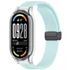 Adecuado para Xiaomi Mi Band 10 Hebilla Magnética Correa de Silicona Xiaomi Mi Band 9Nfc Funda Protectora Hebilla Plegable Correa de Silicona