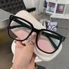 GM trémolo mismo rubor gafas de sol gafas de sol gafas de sol protector solar UV mujer coreano luz azul anti-miopía luz plana