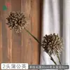 Dente-de-leão Artificial de 2 Cabeças com Hastes Longas e Bolas Redondas, Direto do Fabricante para Arranjos Florais de Casamento Transfronteiriços e Adereços de Parede de Flores Comerciais