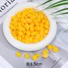 Mini Fruta Artificial Segmento de Laranja Morango Segmento de Maçã Modelo DIY Brinquedos Infantis Materiais Feitos à Mão Brinquedos de Comida em Miniatura
