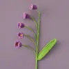 Ramo de flor de lírio-do-vale adorável feito à mão em crochê, produto acabado para enviar para professor, amante, melhor amigo, simboliza feliz retorno