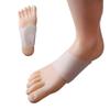 Cubierta de Arco Perforada Transpirable de Silicona con Forma de Media Luna Almohadilla para el Pie Soporte de Arco de Gel